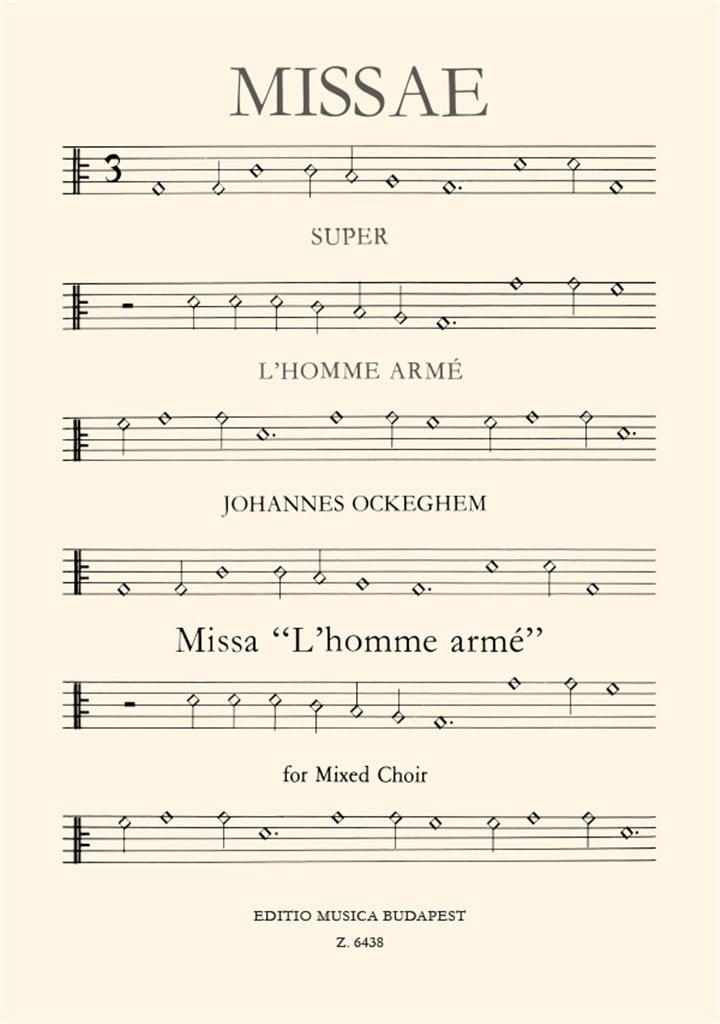 Missa L'homme arme für gem. Chor