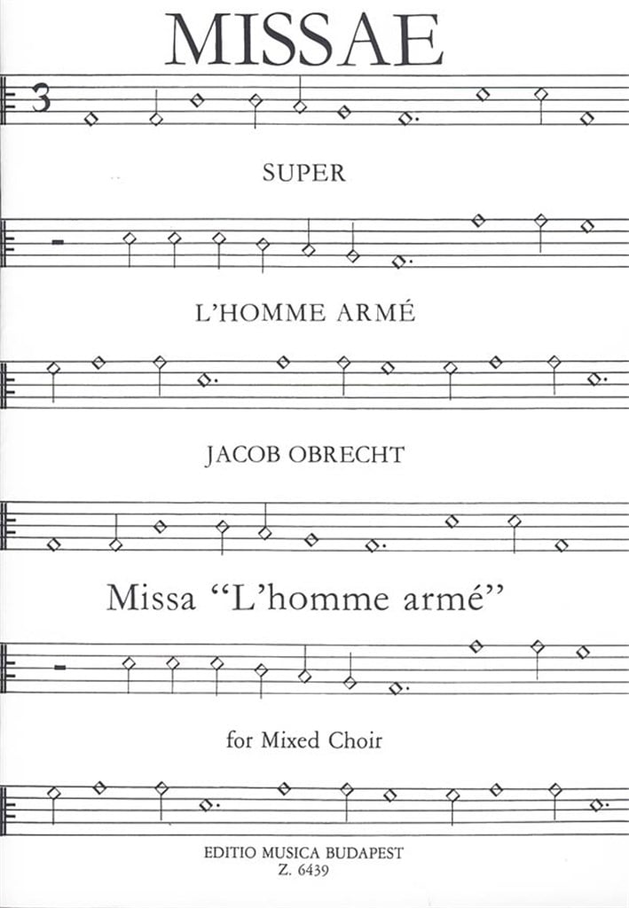 Missa L'homme arme für gem. Chor