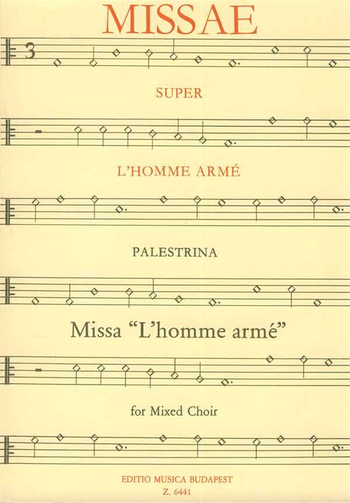 Missa L'homme arme für gem. Chor