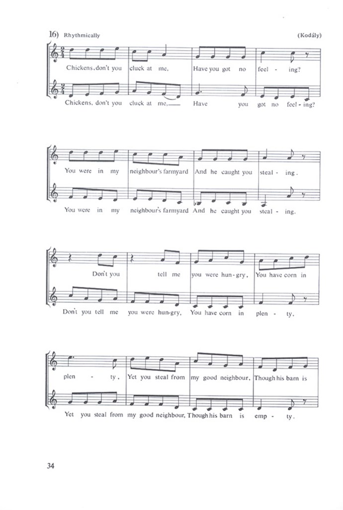 Musical Reading and Writing
