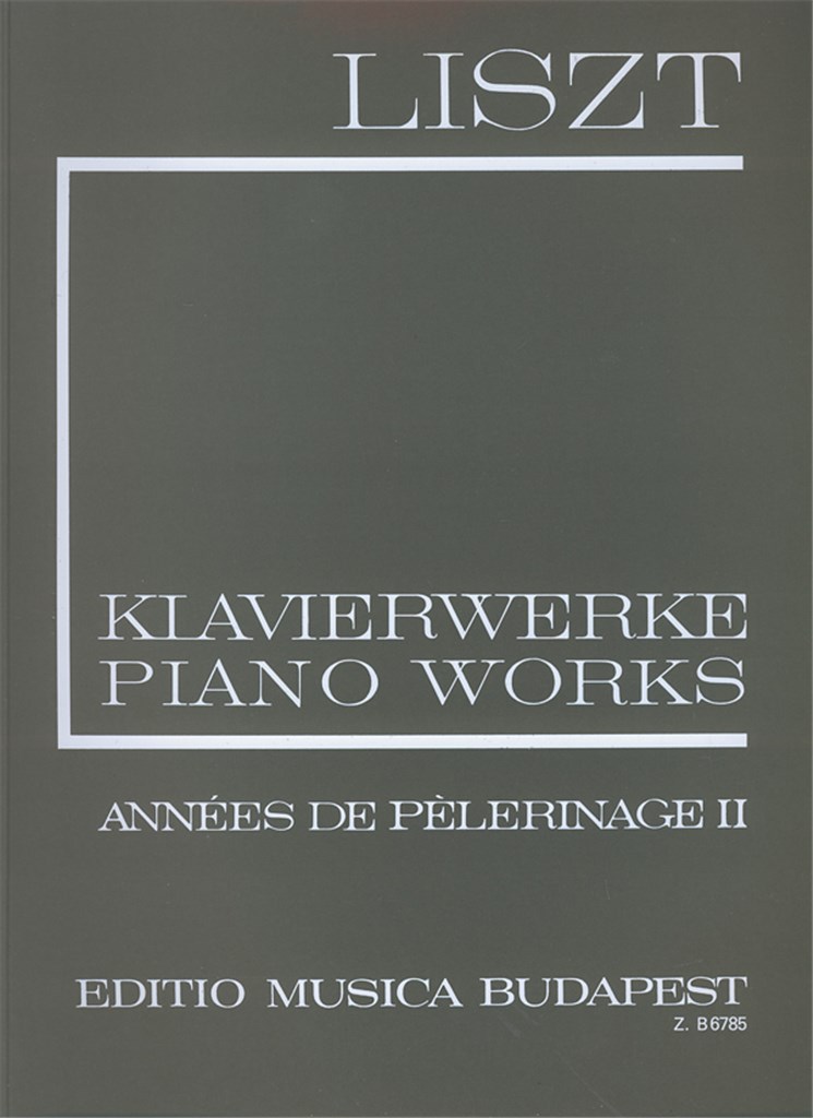 Annees de Pelerinage Band 2 (Italien)