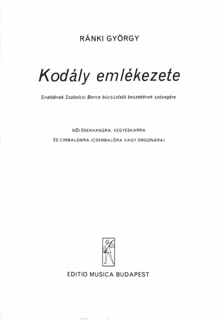 In memoriam Zoltán Kodály