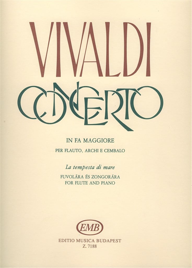 Concerto in fa maggiore La tempesta di mare per