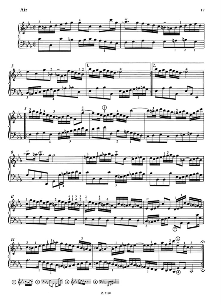 Französische Suiten BWV 812-817