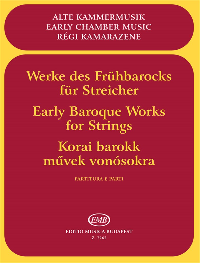 Werke des Frühbarock für Streicher Trios und Qua