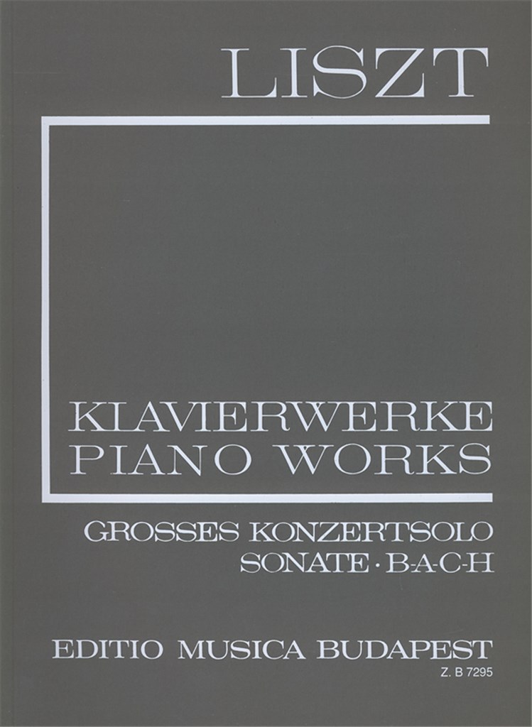 Grosses Konzertsolo, Sonate, B-A-C-H