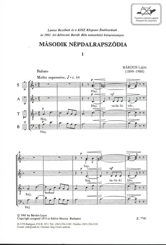 Second Folksong Rhapsody