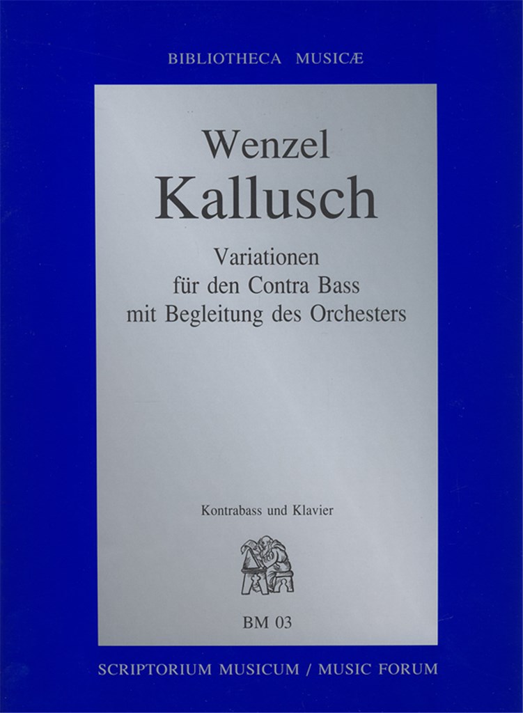 Variationen den Contra Bass mit begleitung des Orc