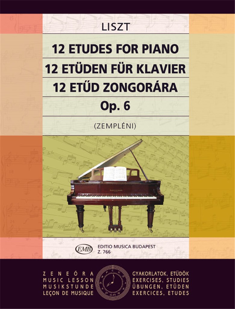 12 Etüden op.1 für Klavier