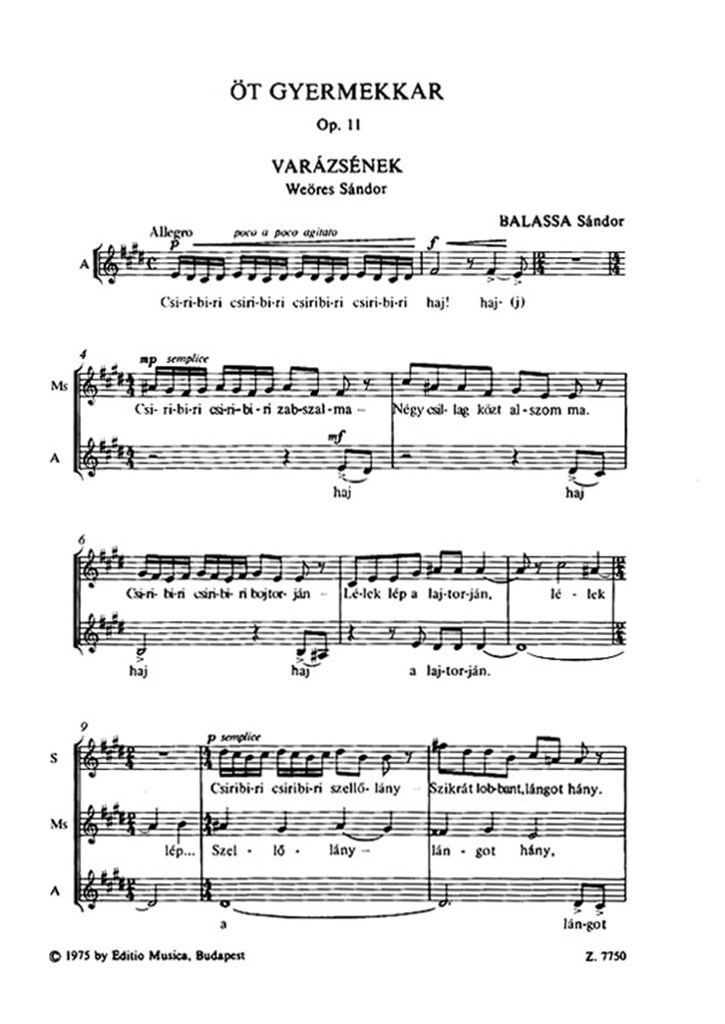 Five Children's Choruses