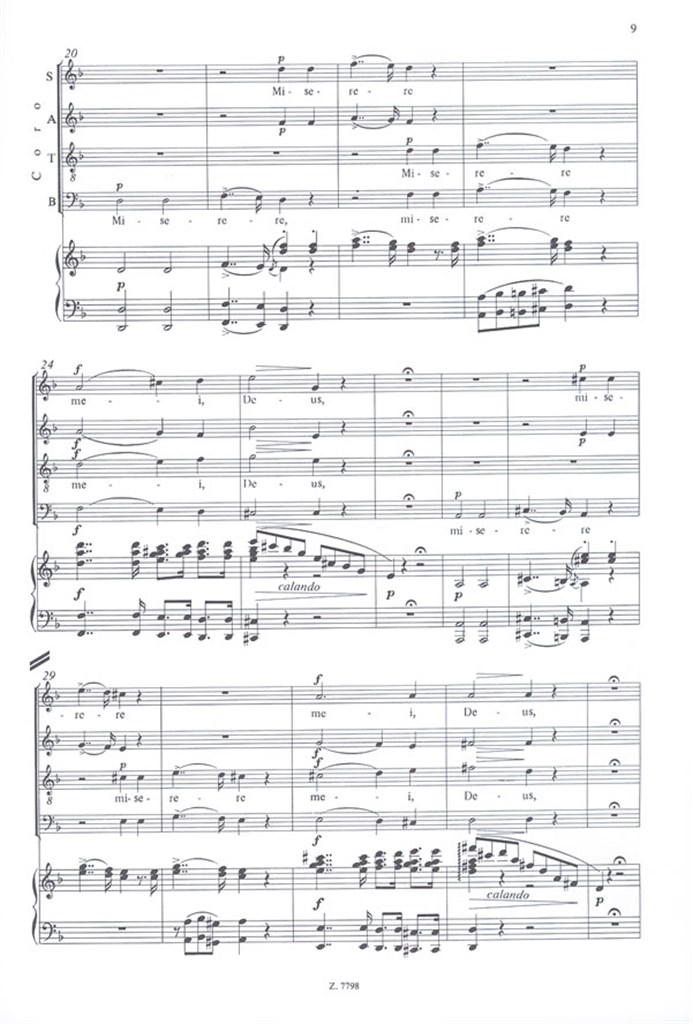 Miserere in re minore MC 6/1