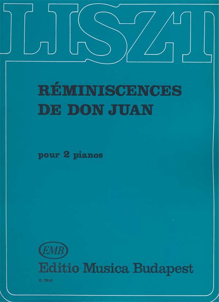 Reminiscences de Don Juan pour 2 pianos
