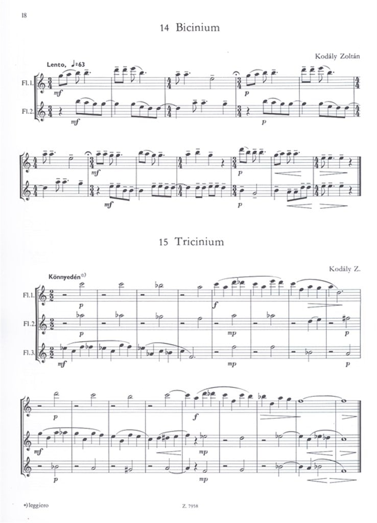 Werke Von Bartok Und Kodaly I