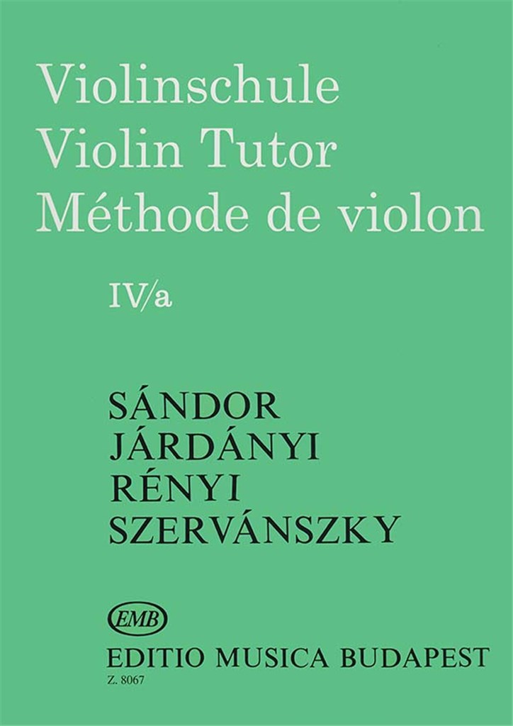 Violinschule - Violin Tutor IV-a