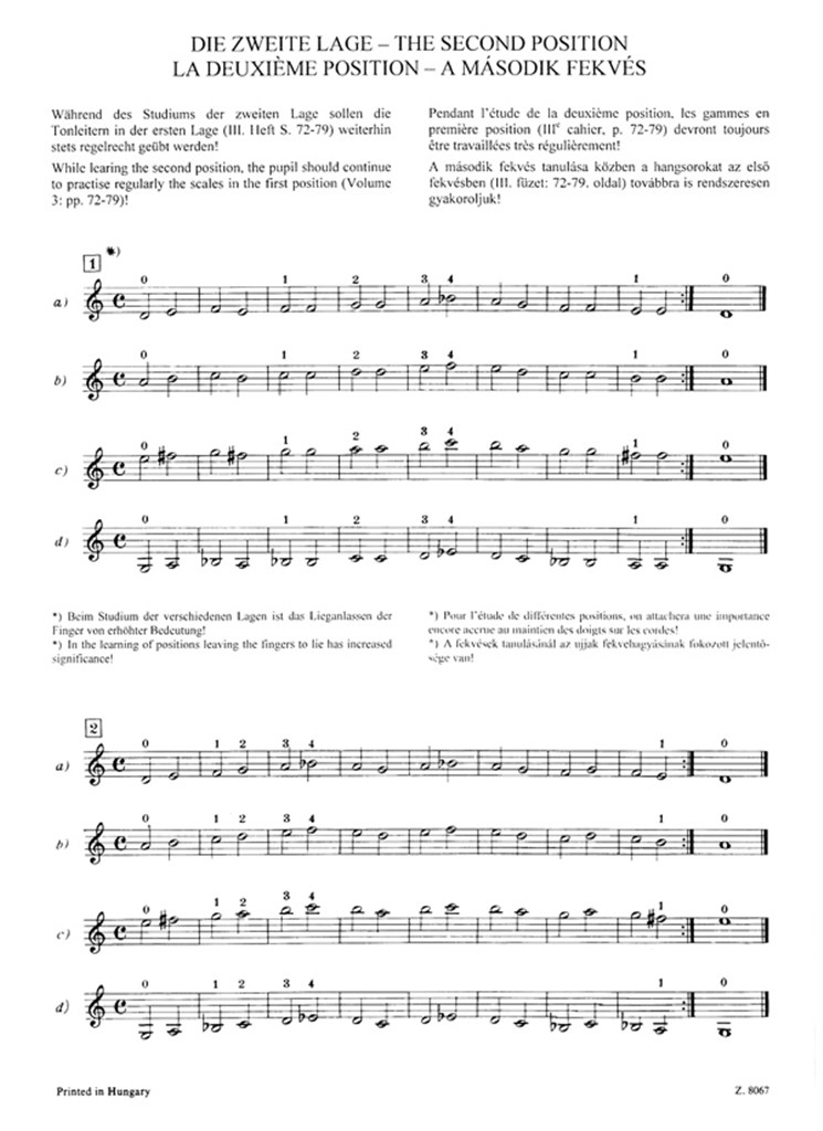 Violinschule - Violin Tutor IV-a