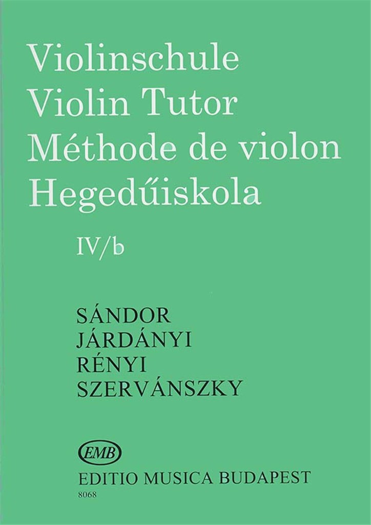 Violinschule - Violin Tutor IV-b