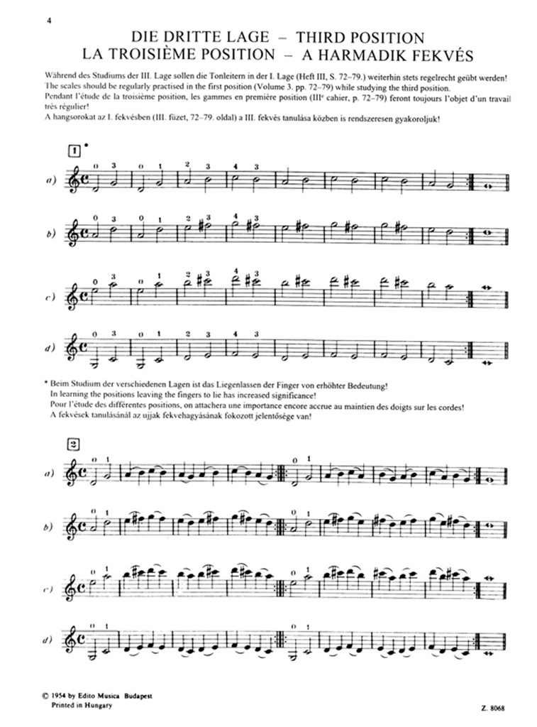Violinschule - Violin Tutor IV-b