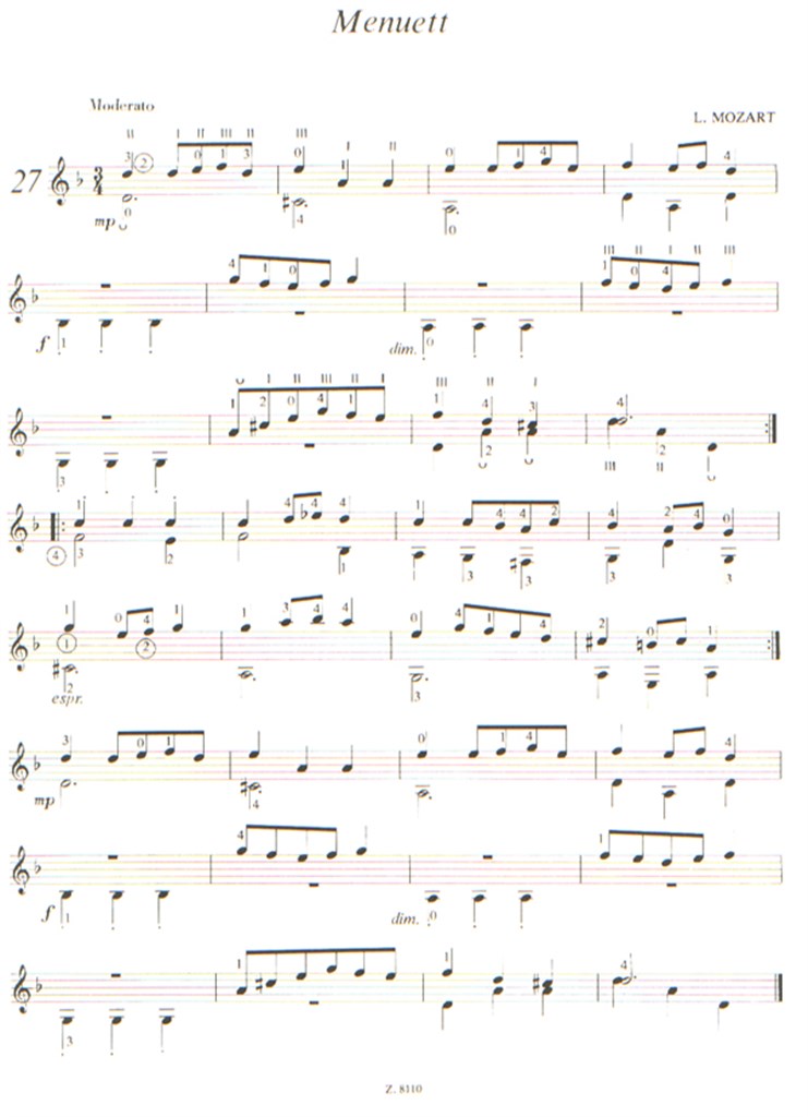 Gitarrenmusik für Anfänger I