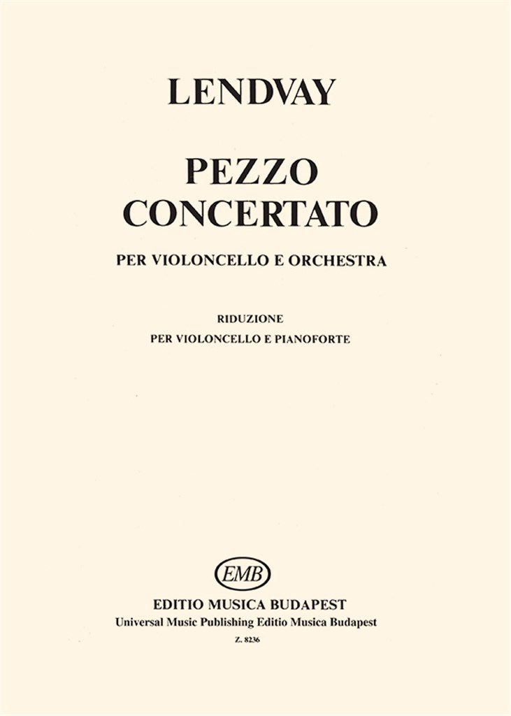 Pezzo Concertato für Violoncello und Klavier