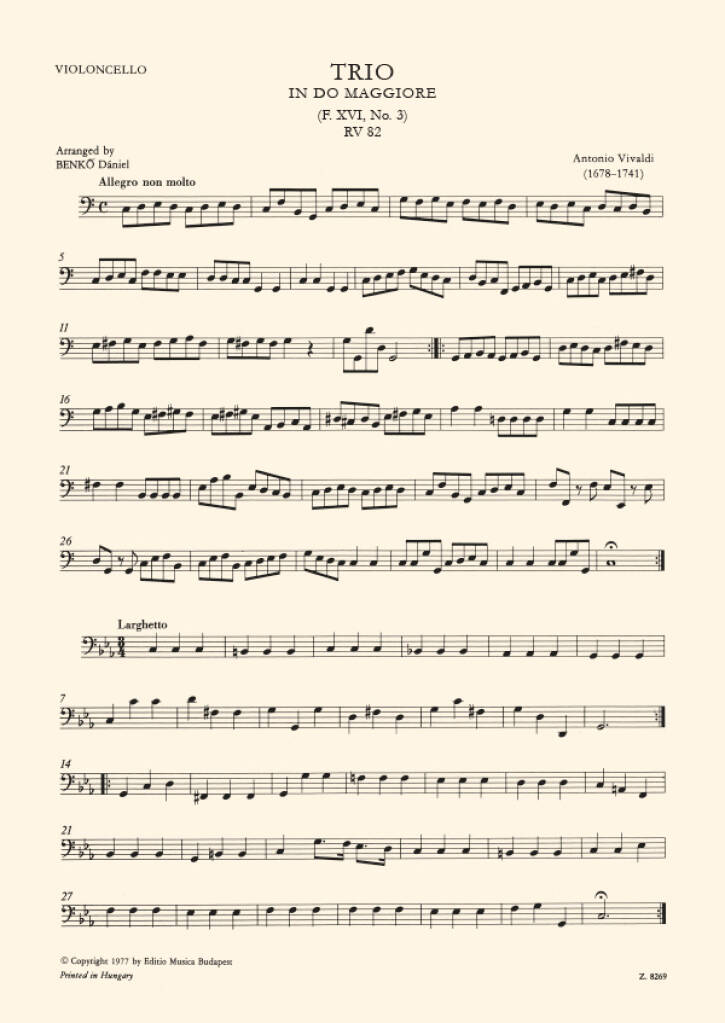 Trio in do maggiore per liuto (chitarra), violin