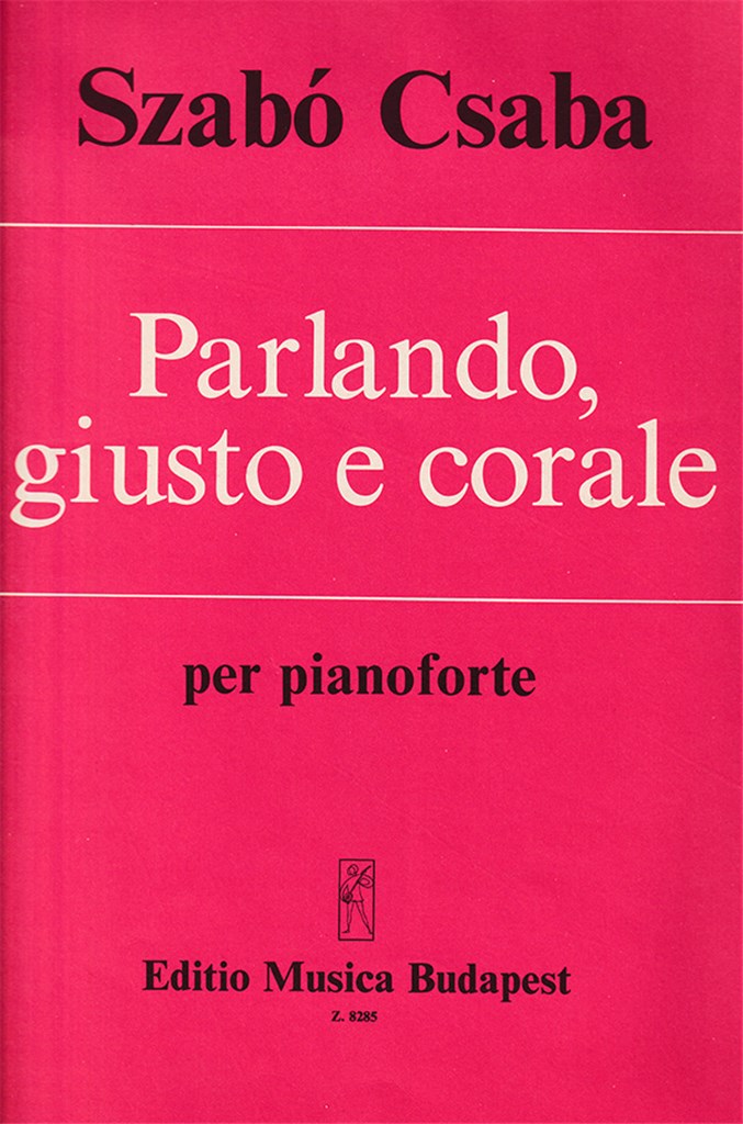 Parlando, giusto e corale