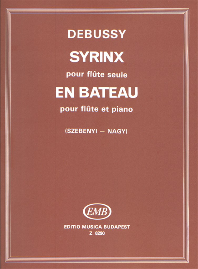 Syrinx pour flute seule - En bateau pour flute et