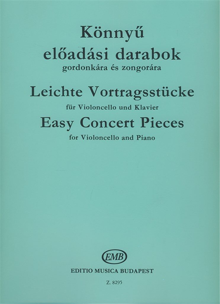 Leichte Vortragsstücke für Violoncello und Klavi