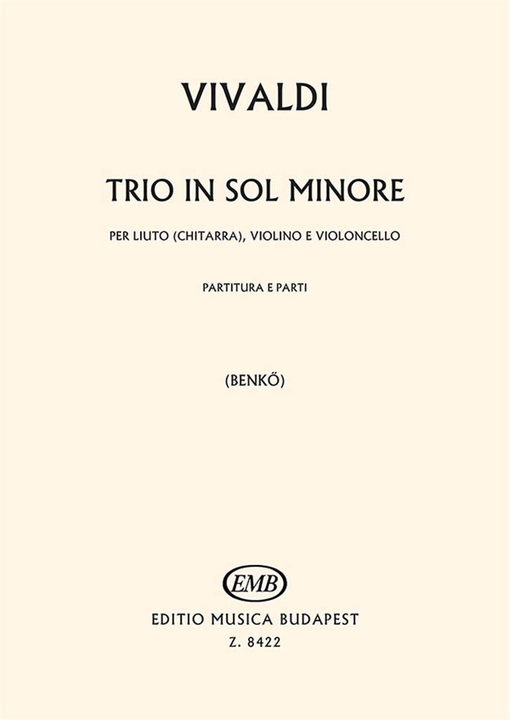 Trio in sol minore per liuto (chitarra), violino