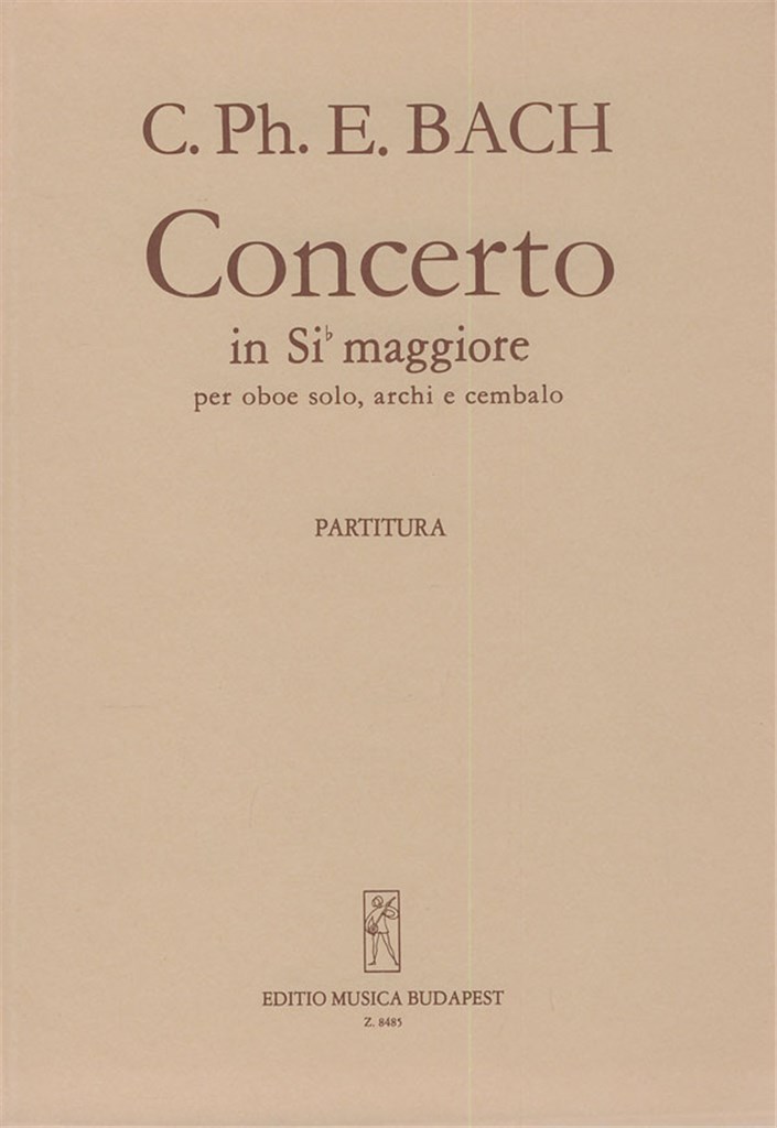 Concerto In Sib Maggiore Per Oboe, Archi E Czalo