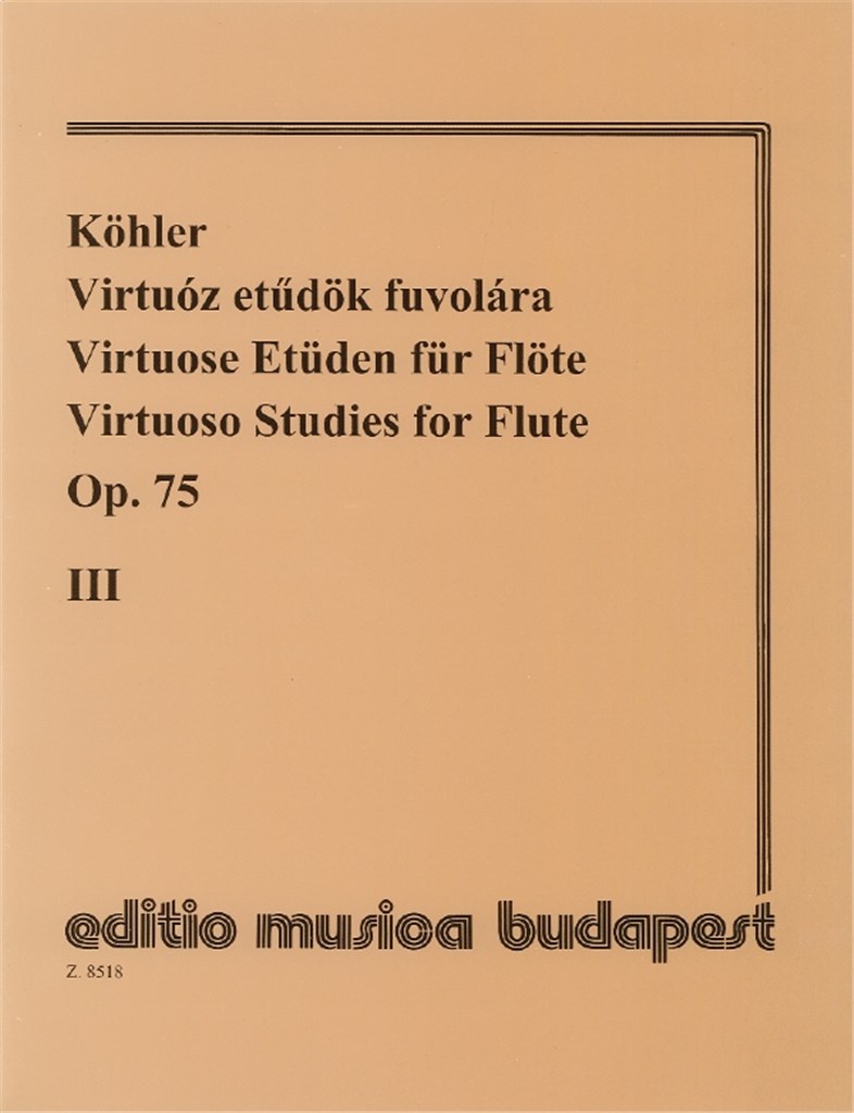 Virtuose Etüden für Flöte 3