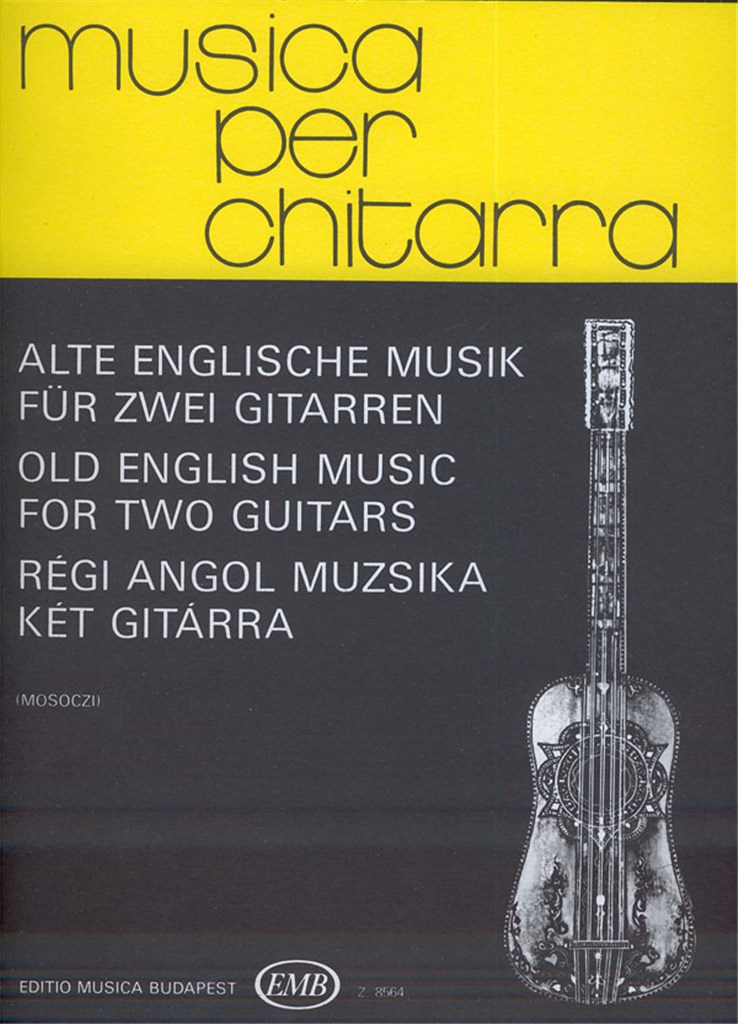 Alte englische Musik für zwei Gitarre