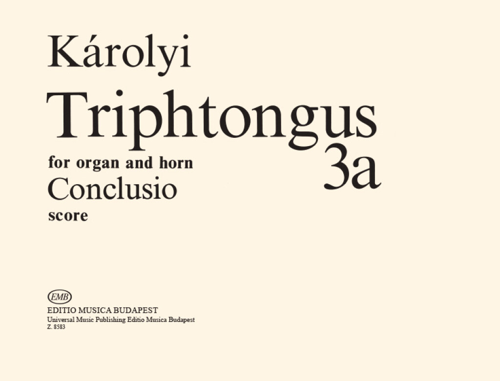 Triphtongus 3 A Conclusio