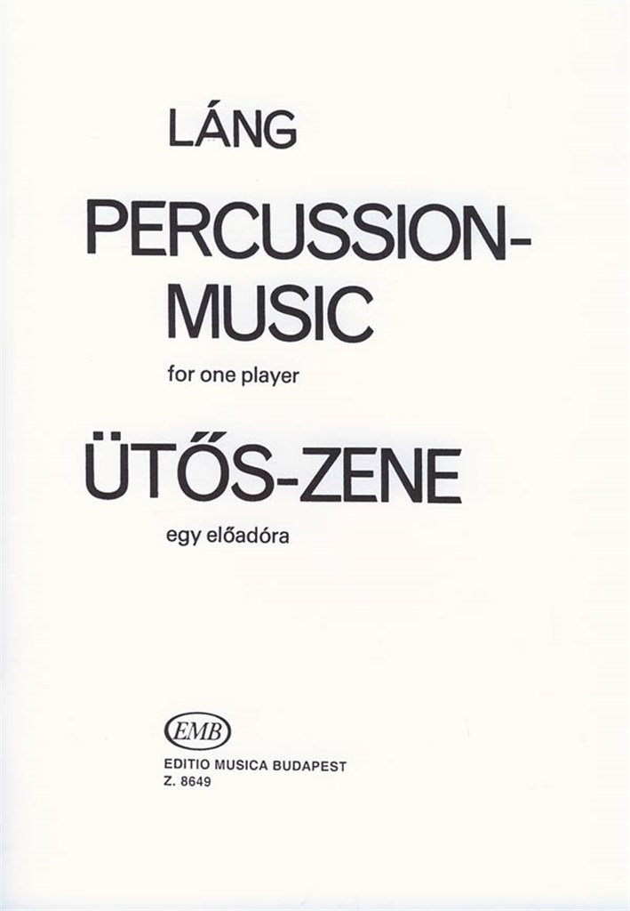 Percussion Music Für Einen Spieler