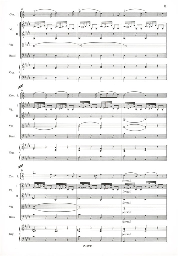 Ne Procias Me Oratorium Score