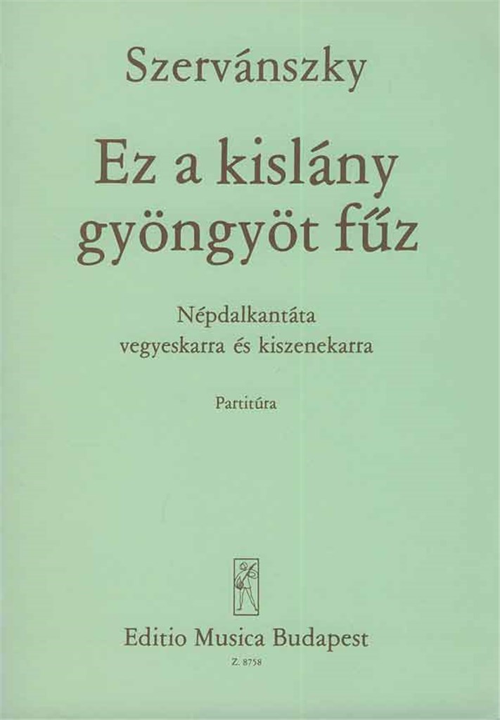 Ez a kislány gyöngyöt füz