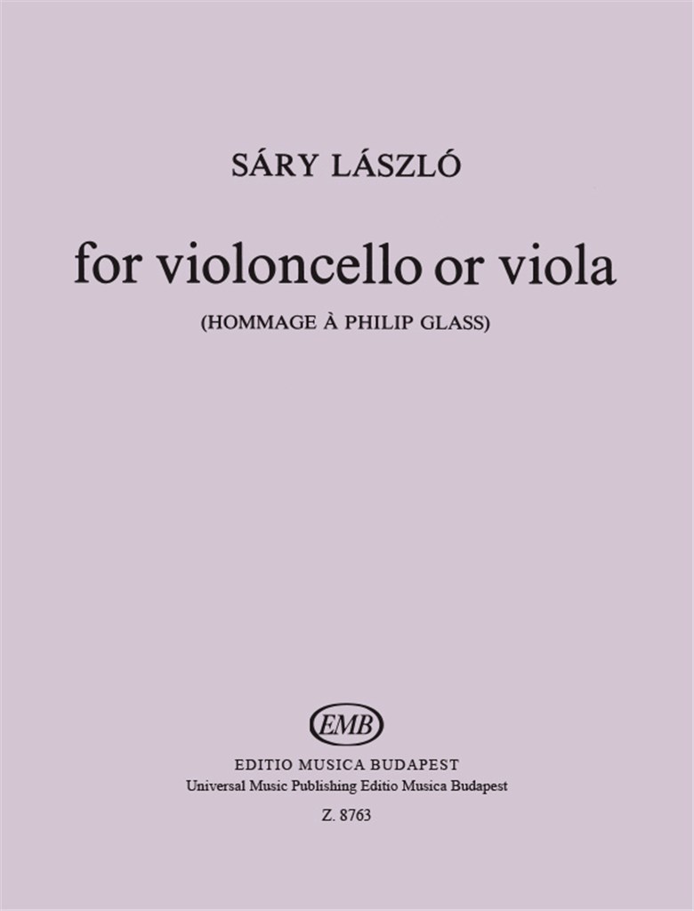 ...For Violoncello Or Viola