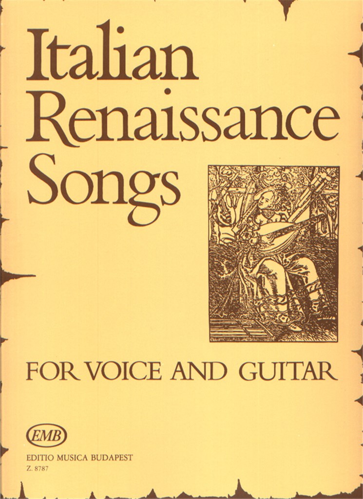 Italien Renaissance Songs für Gesang und Gitarre