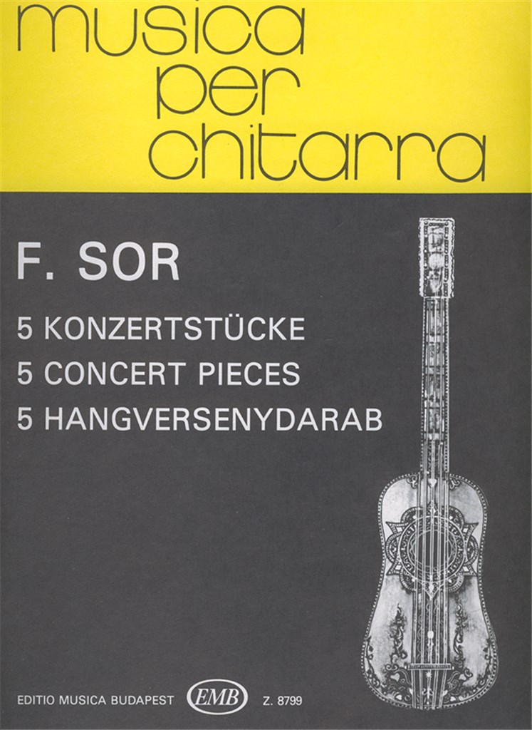 5 Konzertstücke für Gitarre
