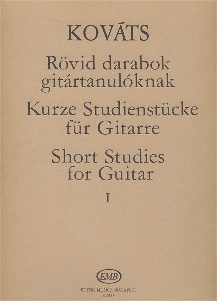 Kurze Studienstücke für Gitarre