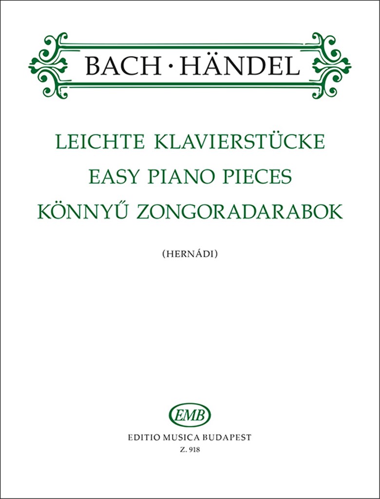 Leichte Klavierstücke 18 Werke von J.S.Bach, den