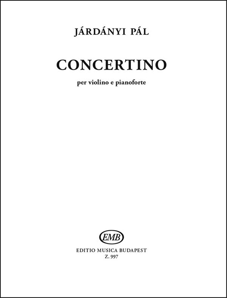 Concertino per violino e pianoforte