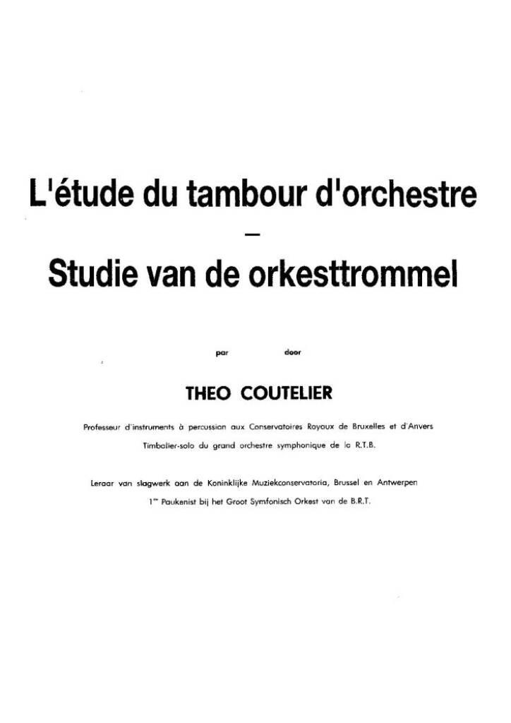 Studie van de Orkesttrommel