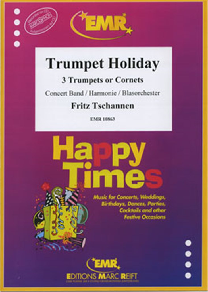Trumpet Holiday (3 Trumpets or Cornets Solo)