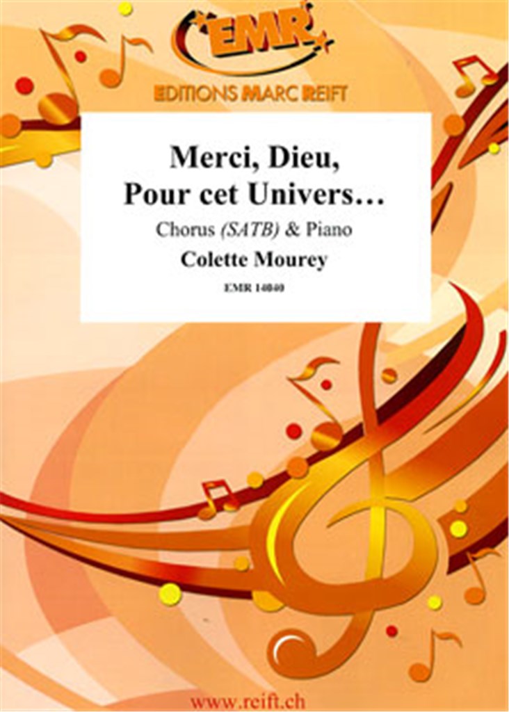 Merci, Dieu, Pour cet Univers...