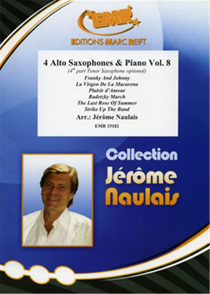 4 Alto Saxophones & Piano Vol. 8