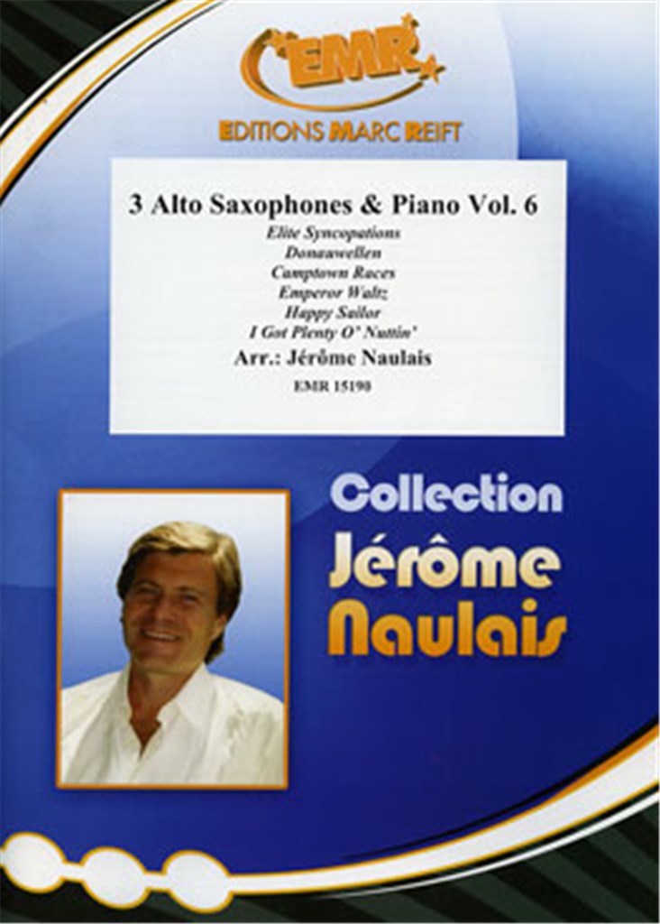 3 Alto Saxophones & Piano Vol. 6