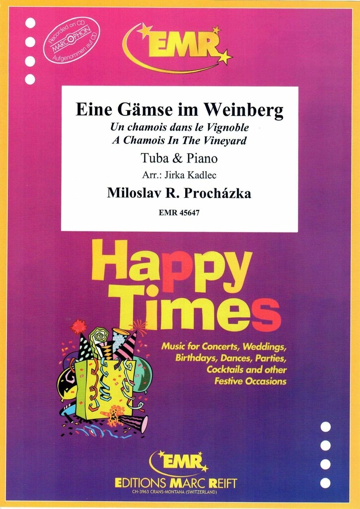 Eine Gämse im Weinberg