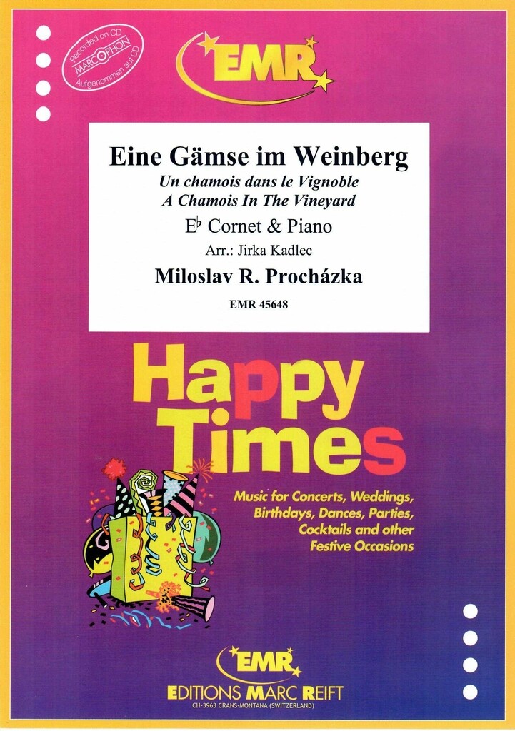 Eine Gämse im Weinberg