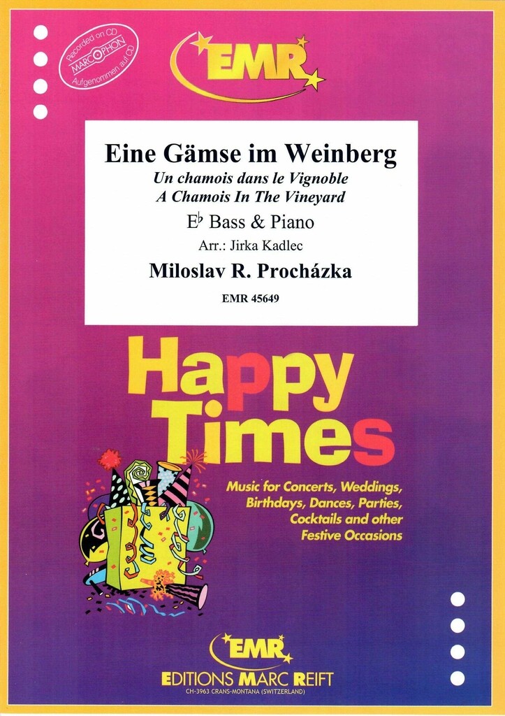 Eine Gämse im Weinberg