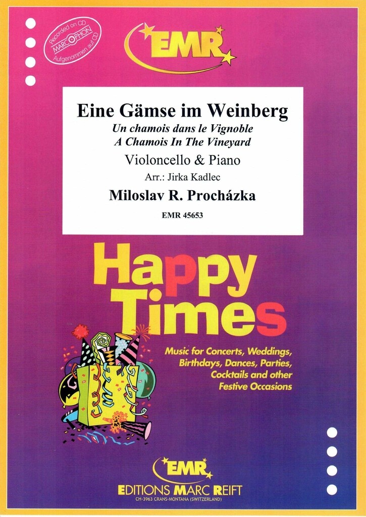 Eine Gämse im Weinberg